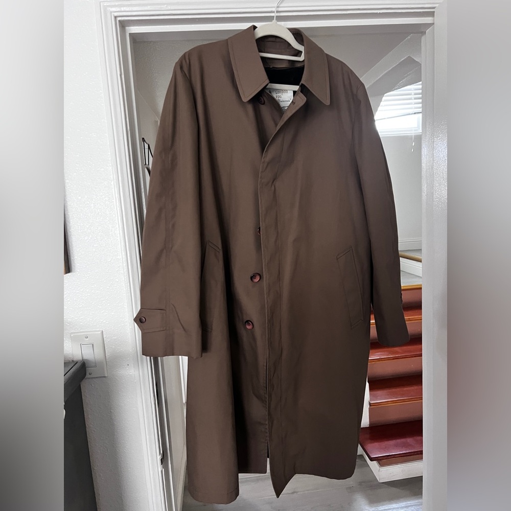 London Fog Men's Tan Trench Coat